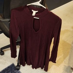 Forever 21 Peek-a-boo Ribbed Dress - Size L